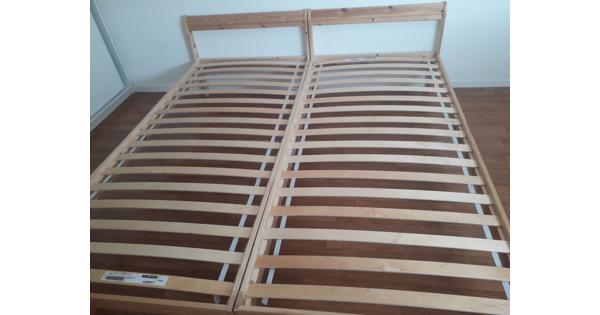 2 Ikea 1 persoons bedden